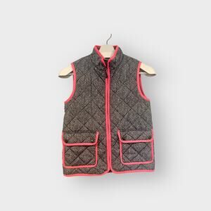 Crew Cuts Girls Vest Black Pink 10 Fall Winter